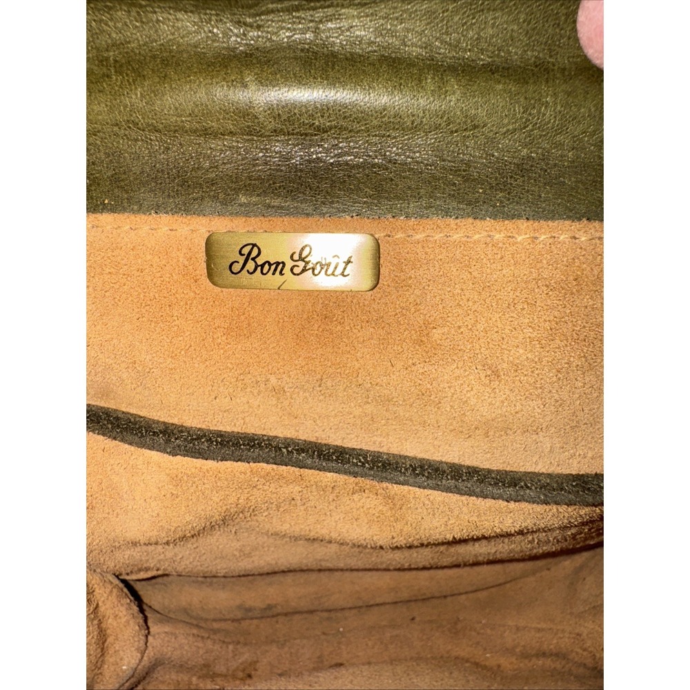 Vintage Brown/green Suede Silver Chain Paul Harris Purse‎ DenmarkGW995 - Picture 9 of 11